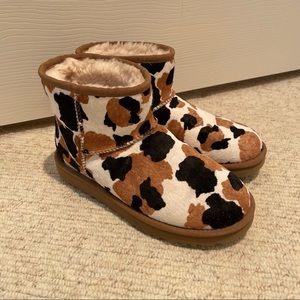 Cow Print Mini Uggs